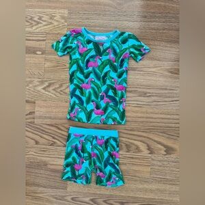 Little Sleepies Tropical Flamingo Pajama Set - 2T